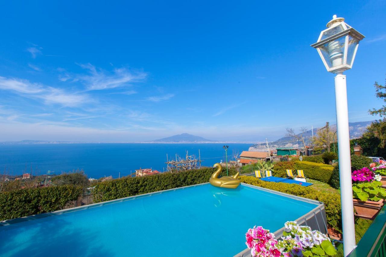 Estate4Home - Villa Luisa Play&Pool SantʼAgata sui Due Golfi Exteriér fotografie