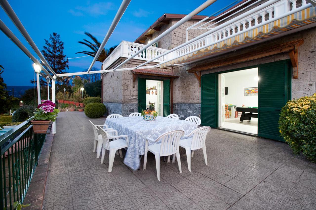 Estate4Home - Villa Luisa Play&Pool SantʼAgata sui Due Golfi Exteriér fotografie