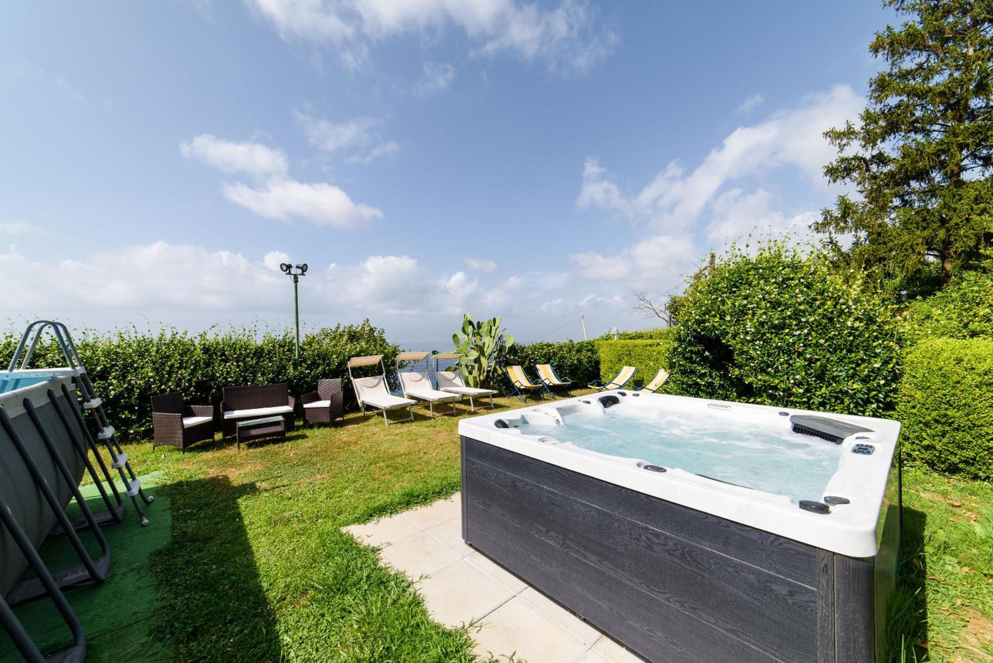 Estate4Home - Villa Luisa Play&Pool SantʼAgata sui Due Golfi Exteriér fotografie