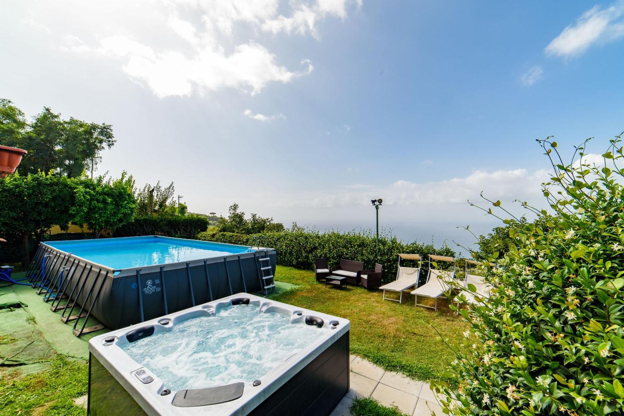 Estate4Home - Villa Luisa Play&Pool SantʼAgata sui Due Golfi Exteriér fotografie