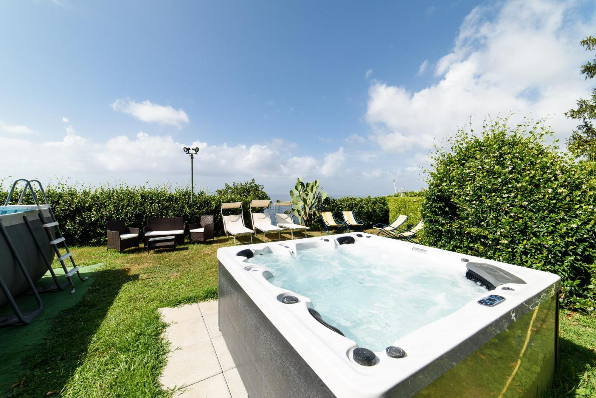Estate4Home - Villa Luisa Play&Pool SantʼAgata sui Due Golfi Exteriér fotografie